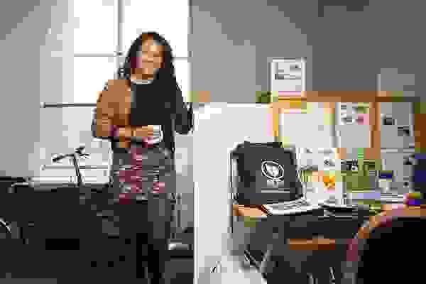 Woman in an office